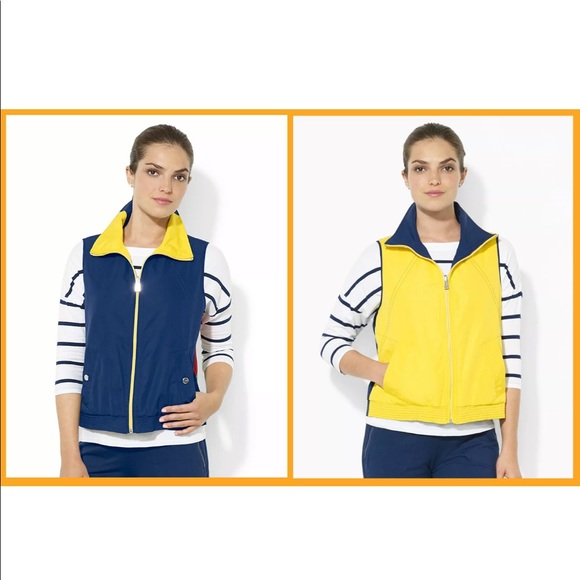 Lauren Ralph Lauren Active FullZip Reversible Vest - Picture 3 of 9
